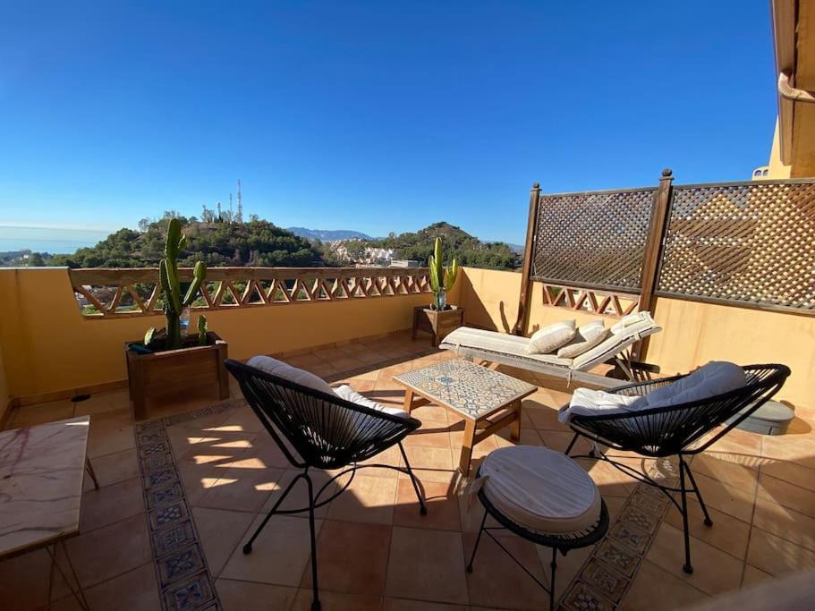 Villa Espectacular Atico Duplex Con 2 Terrazas & Piscina Málaga Exterior foto