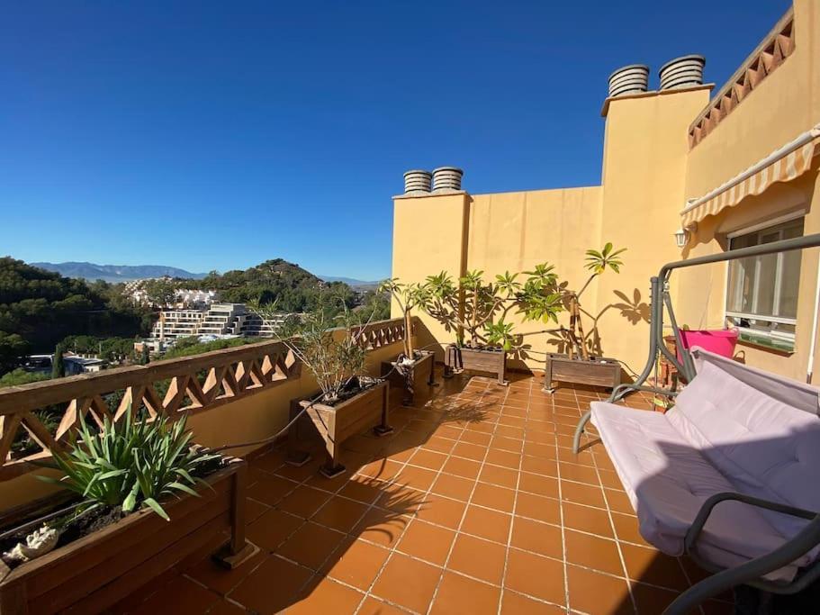 Villa Espectacular Atico Duplex Con 2 Terrazas & Piscina Málaga Exterior foto